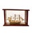 Wood Ship Model in Glass Display Case HMS Bounty Replica Vintage Nautical Decor For Sale - Image 7 of 8
