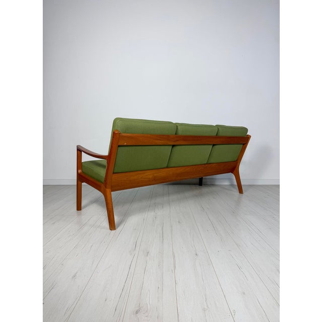 Mid-Century Modern Senator Three-Seater Sofa and Lounge Chairs in Teak by Ole Wanscher for France & Søn, 1960s, Set of 3 For Sale - Image 3 of 13