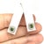 2010s Diamond Sapphire Earrings 18k White Gold 1.50 TCW Certified For Sale - Image 5 of 8