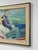 The Boatman Original Oil Painting Signed m.w. Picchi Couple Boat Nautical Art For Sale - Image 10 of 13