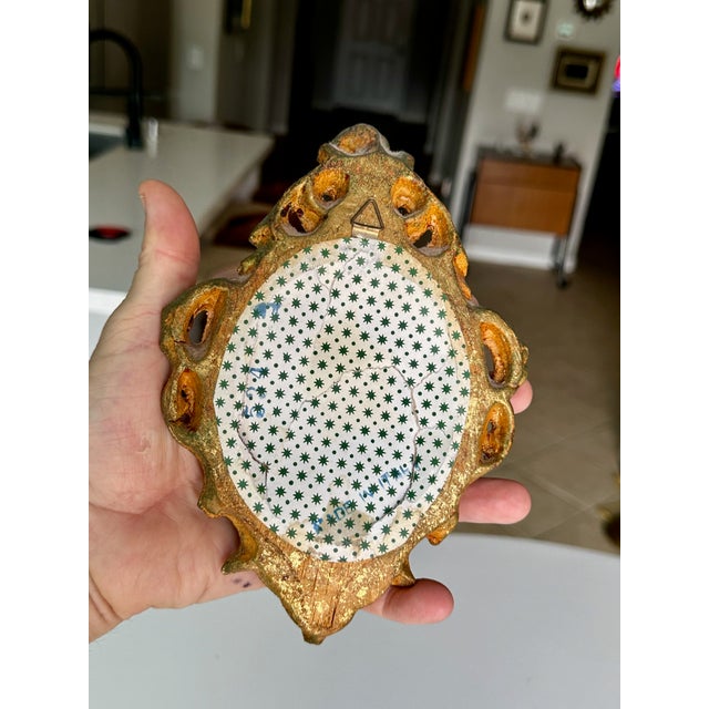 Mid-Century Italian Giltwood Florentia Accent Mirrors - A Pair For Sale - Image 15 of 16