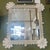 Contemporary Vintage Painted Carved Wood Wall Mirror With Shell Motif For Sale - Image 3 of 7