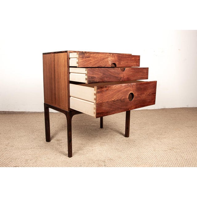 Brown Danish Chest of Drawers in Rosewood by Kai Kristiansen for Aksel Kjersgaard, 1960 For Sale - Image 8 of 18