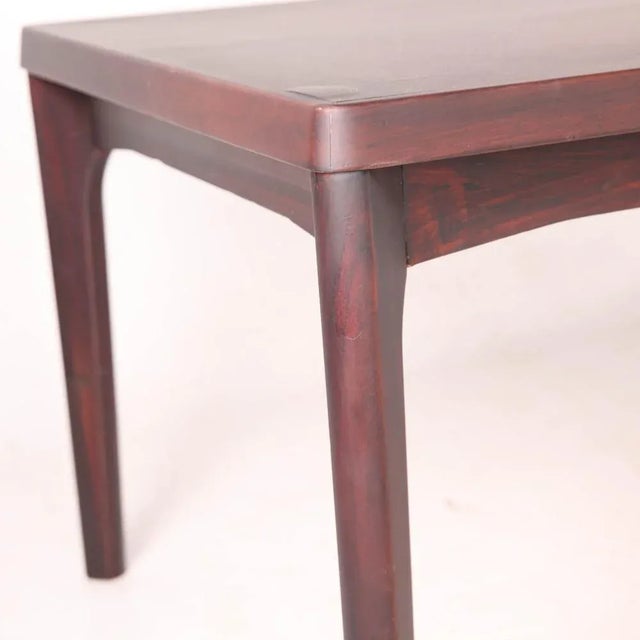 Large Vintage Coffee Table in Rosewood, 1970s For Sale - Image 4 of 10