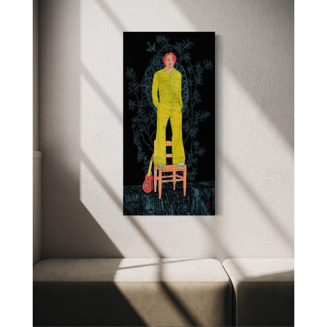 Plastic Thomas by Steve Moors 18"x36" Ready to Hang For Sale - Image 7 of 8