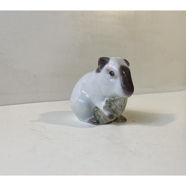 Ceramic Guinea Pig Figurine in Glazed Porcelain from Bing & Grondahl, 1970s For Sale - Image 7 of 8
