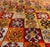 Mid 20th Century Tribal Hand Knotted Checkerboard Design Vintage Turkish Tulu Rug With Bright Multi-Colors For Sale - Image 5 of 8