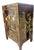 Vintage Chinoiserie Black Lacquer Floral and Bird Cabinet For Sale - Image 10 of 10