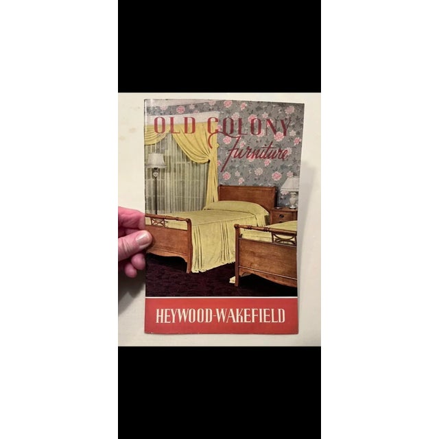 Heywood Wakefield Bedside Table Dresser, Circa 1920s, 2 Avbl For Sale - Image 12 of 12