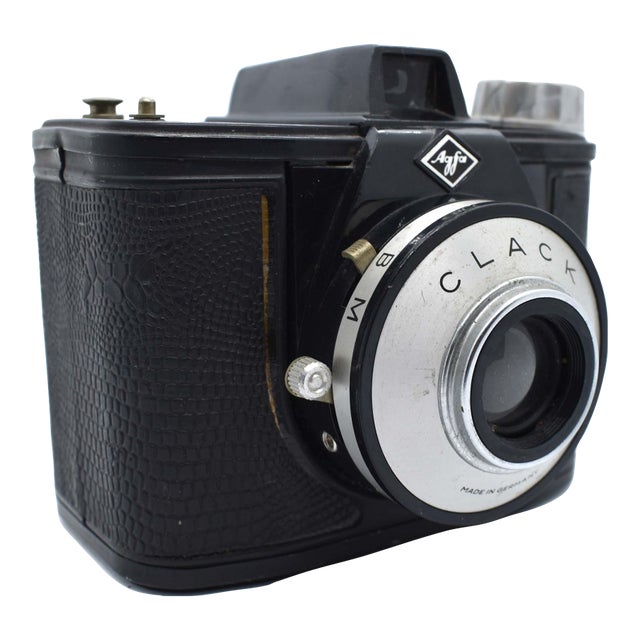 1950s Mid-Century Modern German Agfa Clack Roll Film Box Camera For Sale