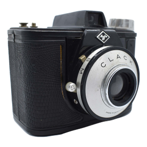 1950s Mid-Century Modern German Agfa Clack Roll Film Box Camera