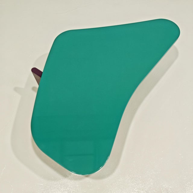 Asymmetrical Coffee Table in Glossy Lacquer from Saporiti Italia, 1980s For Sale - Image 6 of 18