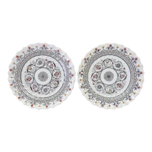 “Florence” Copeland Spode Dinner Plates- a Pair