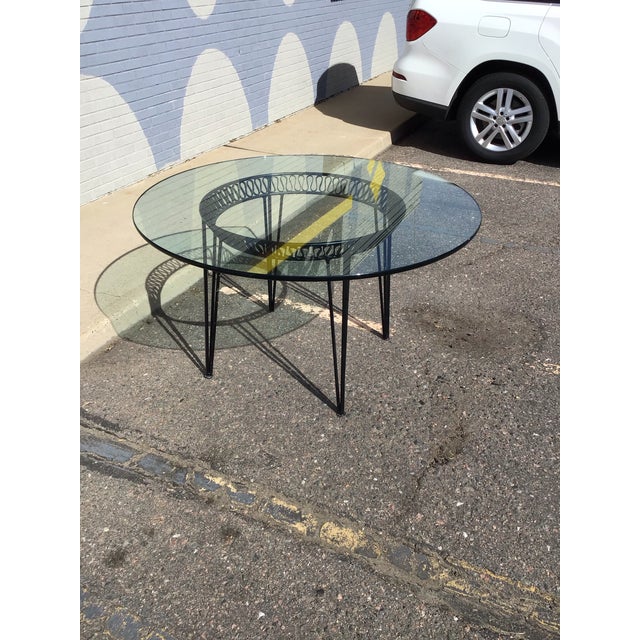 Arthur Umanoff 1950s Attributed to Umanoff & Tempestini for Salterini Table & Chairs For Sale - Image 4 of 11