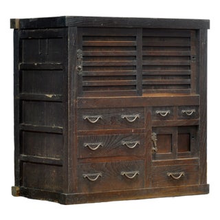 Japanese Tansu Chest of Drawers, 1900s For Sale