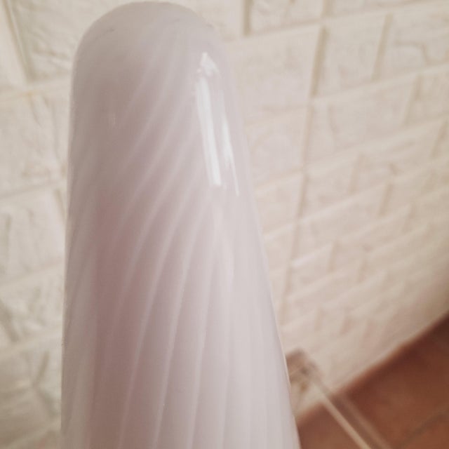 Vintage Hand Blown Murano Glass Conical Lamp, 1970s For Sale - Image 12 of 18