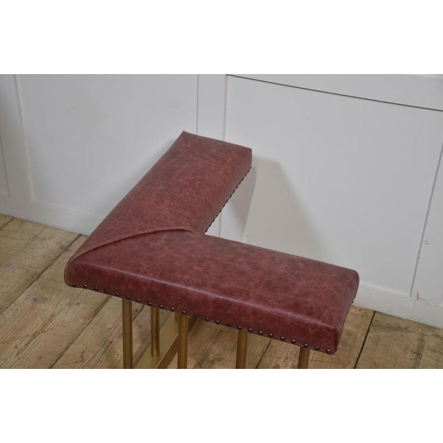 Metal Metal Fireplace Fender with Upholstered Seats, 1920s For Sale - Image 7 of 9