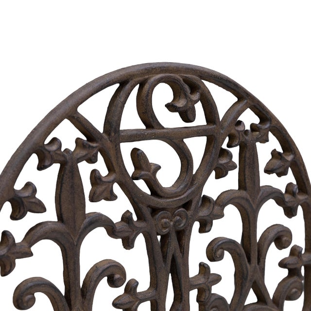 Rustic European Cast Iron Decorative Frieze For Sale - Image 3 of 4