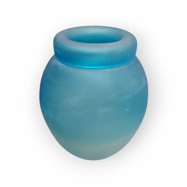 Murano Glass Vase by Gino Cenedese for Cenedese, 1980s For Sale - Image 11 of 12
