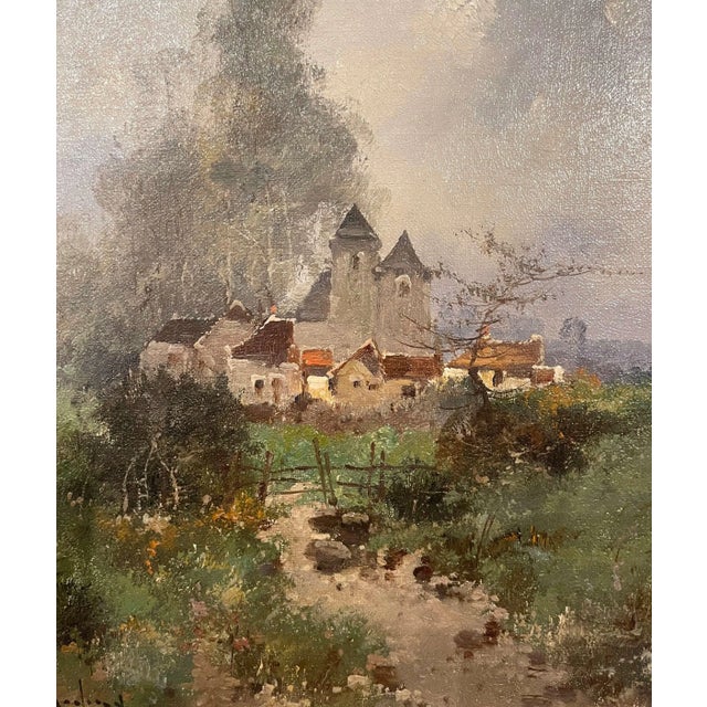Pair of 19th Century French Landscapes by Galien-Laloue as Louis Dupuy For Sale - Image 10 of 13