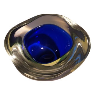 Murano Glass Valet Tray by Flavio Poli for Seguso Vetri d'Arte, 1960s For Sale