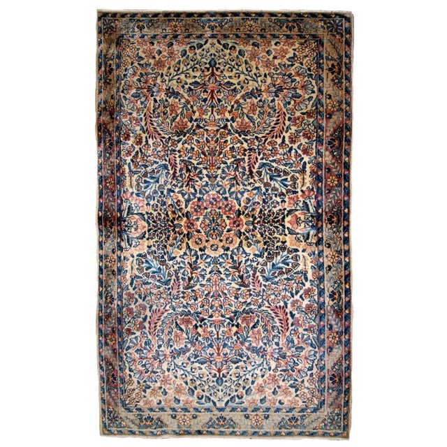 1920s Handmade Antique Persian Kerman Rug For Sale - Image 13 of 13