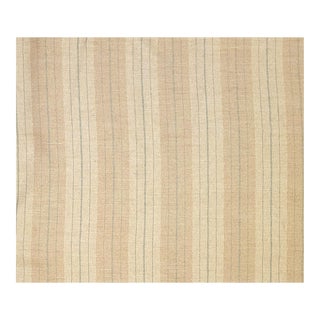 Rose Tarlow "Vanderbilt" Oat Linen Ticking Stripe- 5.75 Yards For Sale