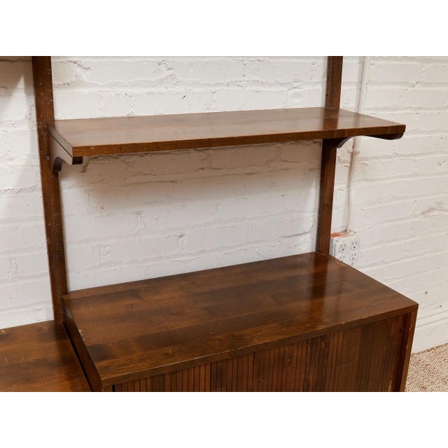 Mid 20th Century Mid 20th Century Danish Modern Walnut Wall Unit For Sale - Image 5 of 8