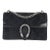 Black GG Embossed Velvet Small Dionysus Chain Bag For Sale