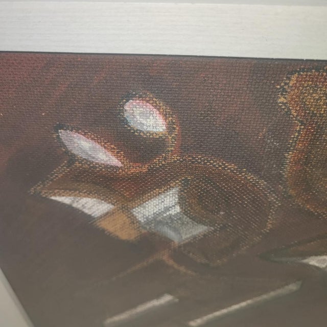 After Umberto Mastroianni, Composition, 1993, Oil Painting on Cardboard, Framed For Sale - Image 6 of 12