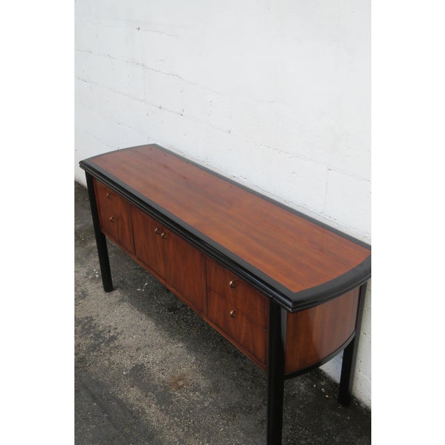 Century Hollywood Regency Sideboard Buffet Tv Media Entry Console For Sale - Image 12 of 12