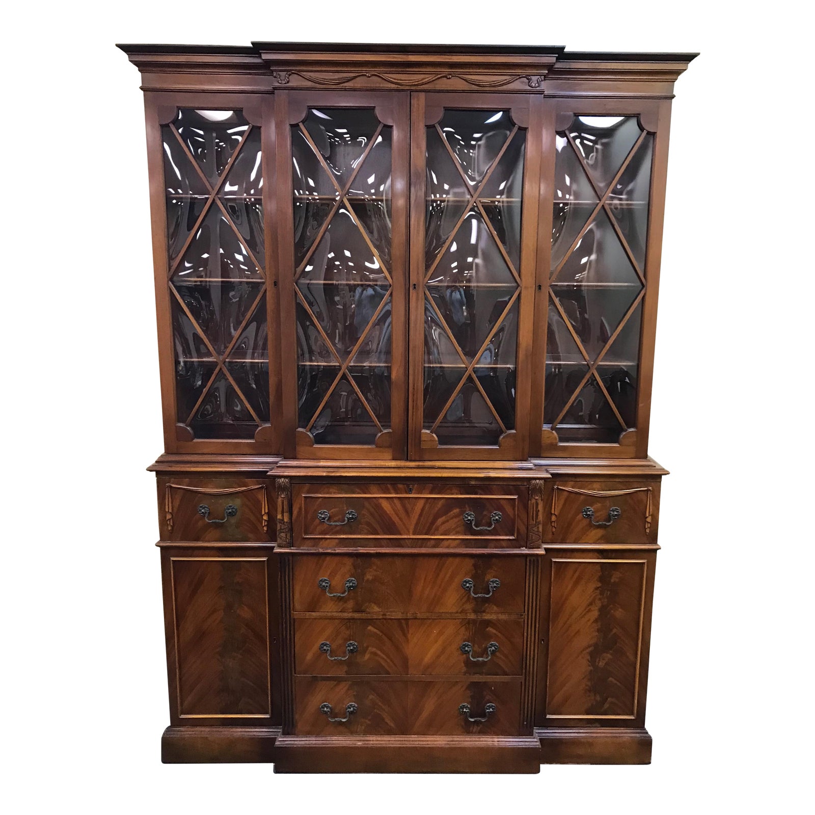 Saginaw Furniture Mahogany China Chairish