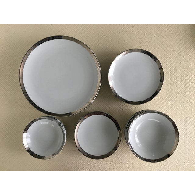 Vintage Mikasa Silver Plated Dinnerware Set With Serving Pieces, Place
