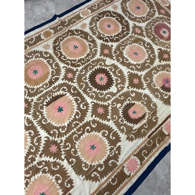 1960s Uzbek Suzani Wall Decor For Sale - Image 5 of 9