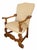 Spanish 17th C Style Therien Studio Workshops Spanish Colonial Arm Chair 1 of 2 For Sale - Image 3 of 5