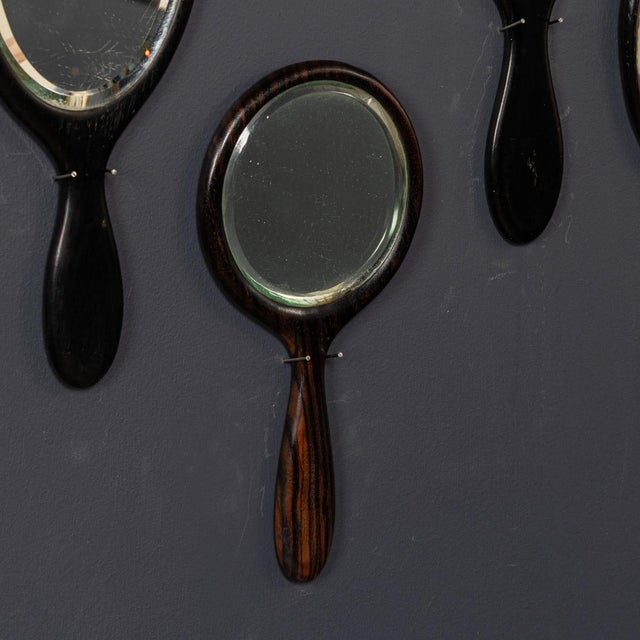 Antique Wooden Hand Mirrors, 19th Century, Set of 25 For Sale - Image 14 of 18