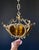Vintage Brass and Glass Pendant Light, 1960s For Sale - Image 10 of 14