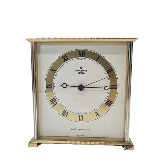 Mega 385/5021.00 DCF Table Clock from Junghans, Germany, 1990s For Sale - Image 14 of 15