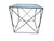 Metal Vintage Wrought Iron Rods Xo Side End Table Attributed to Frederic Weinberg MCM For Sale - Image 7 of 17