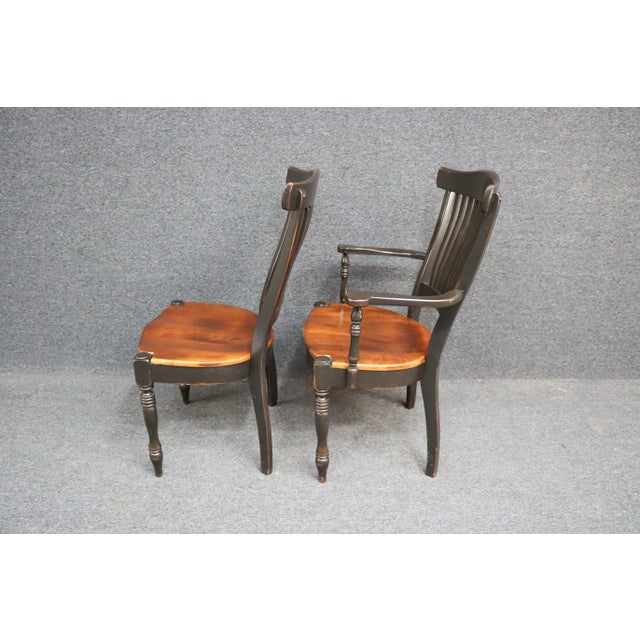Wood Nichols & Stone Cherry Dining Chairs/4 For Sale - Image 7 of 11
