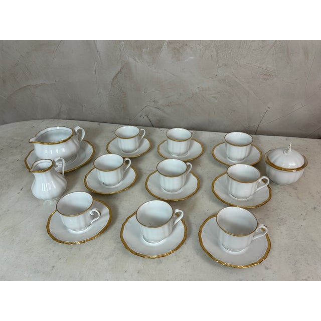 Porcelain Coffee Service, 1950s, Set of 13 For Sale - Image 15 of 18