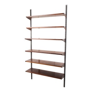 Rosewood Floating Shelves Wall Unit by Kai Kristiansen for Fm Møbler, Denmark, 1960s For Sale