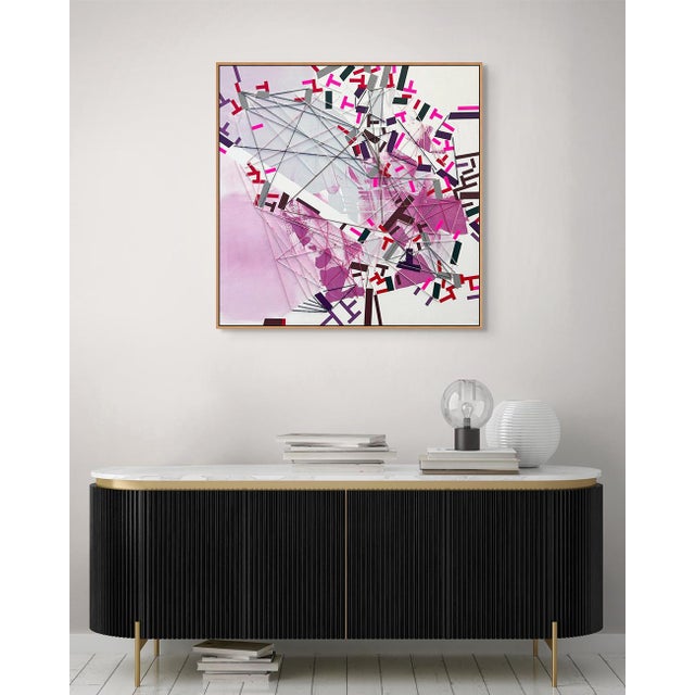 Acrylic, color tape, and yarn on canvas Edition: Unique, Unframed. Philippe Halaburda is a French artist who has coined...