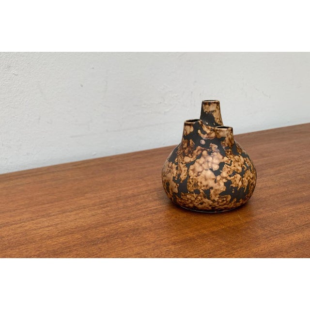 Mid-Century Brutalist WGP Pottery Model 25 Vase from Pan Keramik (P-Keramik), West Germany, 1960s For Sale - Image 11 of 14