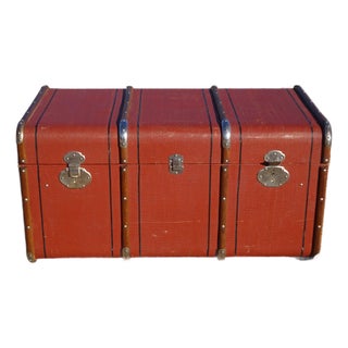 Early 20th Century Cabin Trunk, 1930s For Sale