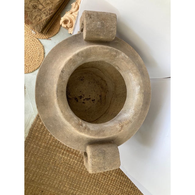 Traditional Michael Taylor Stone Classical Urn For Sale - Image 3 of 10