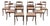 Set of Eight Regency Brass-Inlaid Dining Chairs, English, 19th Century For Sale
