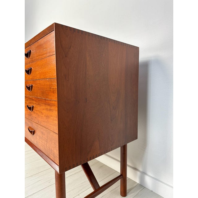 Vintage Danish Teak Sideboard by Peter Hvidt & Orla Mølgaard-Nielsen for Søborg Møbelfabrik, 1950s For Sale - Image 6 of 17