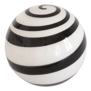 Floor Glass Lamp with Swirl Design from Wofi Leuchten, 2000s For Sale