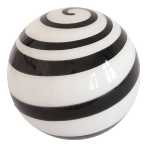 Floor Glass Lamp with Swirl Design from Wofi Leuchten, 2000s
